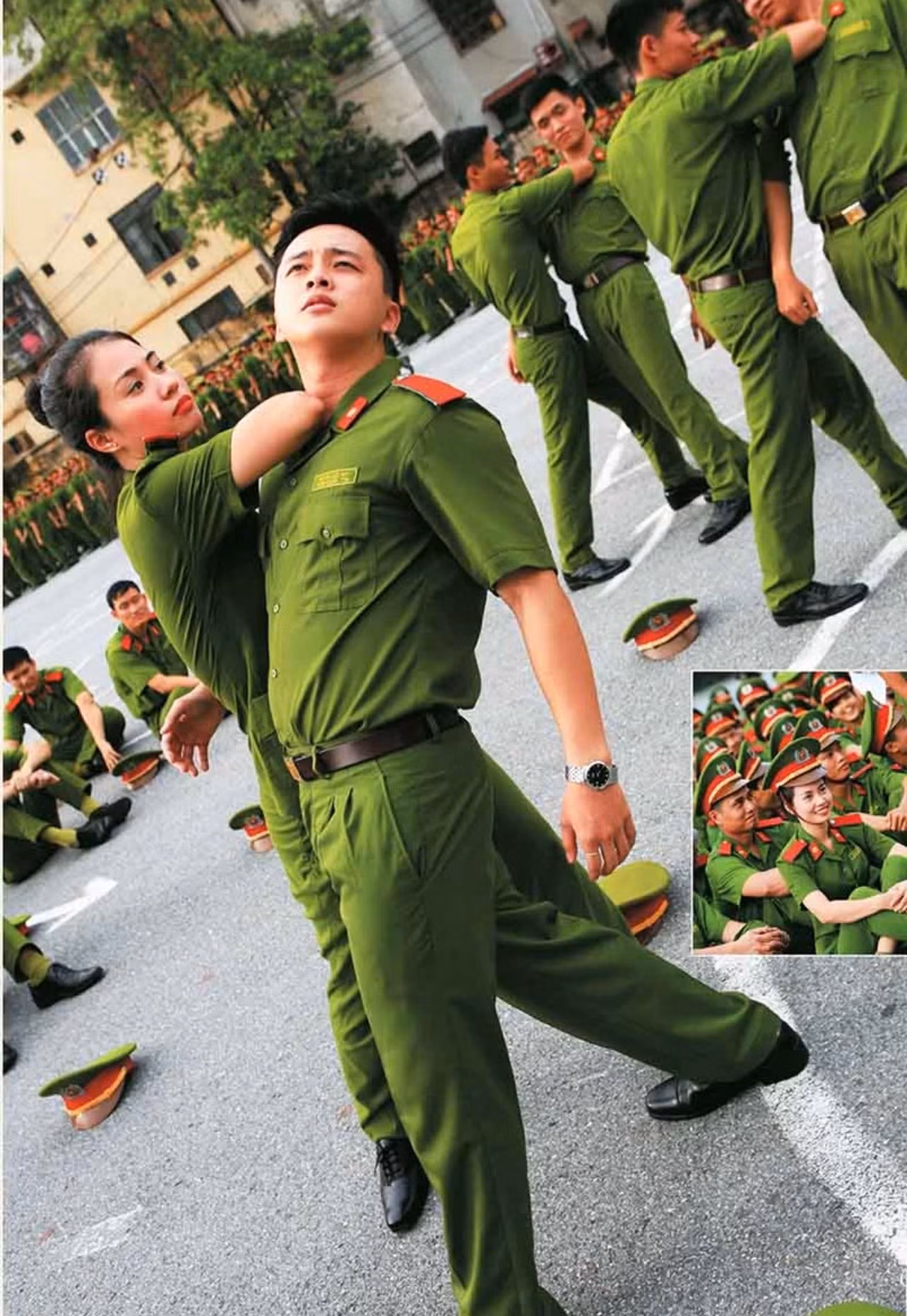 Chu Thị Nhung – nữ sinh viên xuất sắc trường Đại học Phòng cháy Chữa cháy. Để thi đỗ vào các trường thuộc khối ngành công an như trường Đại học Phòng cháy Chữa cháy (PCCC), thí sinh nữ phải trải qua vòng kiểm tra sức khỏe và có học lực xuất sắc bởi vì các trường này chỉ dành khoảng 10% chỉ tiêu tuyển sinh hằng năm cho thí sinh nữ. Chu Thị Nhung là học viên xuất sắc được nhận bằng khen từ Tổng cục Chính trị - Bộ Công an.