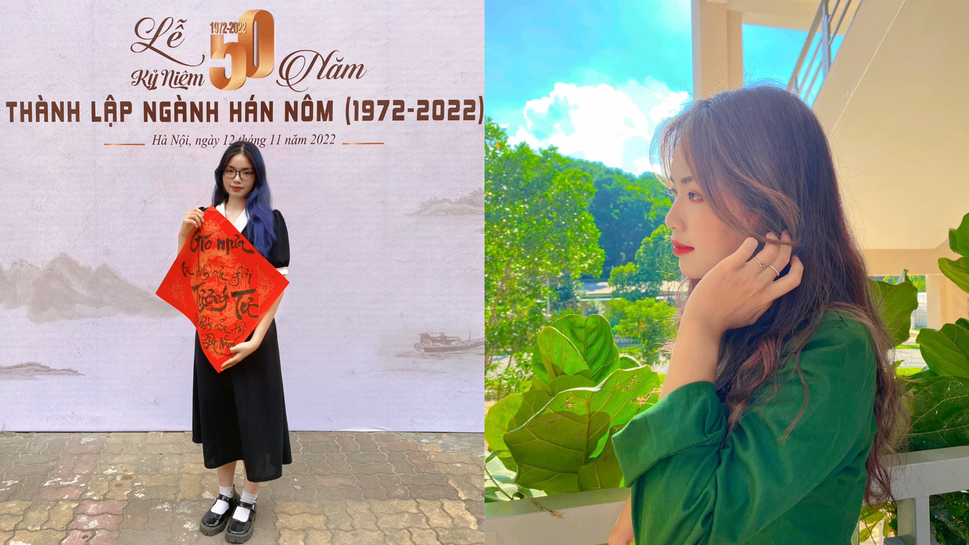 Thanh Ngà trong một số hoạt động thời sinh viên.