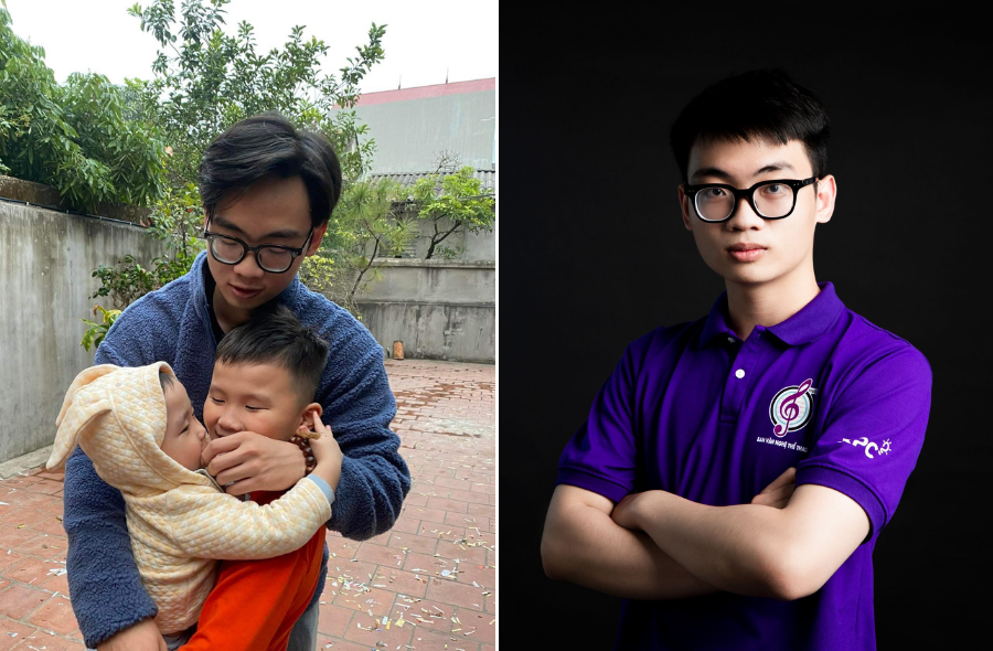 Dịp lễ Tình nhân năm nay, Anh Dũng được giao nhiệm vụ ở nhà trông cháu khi chị gái và anh rể đi chơi.