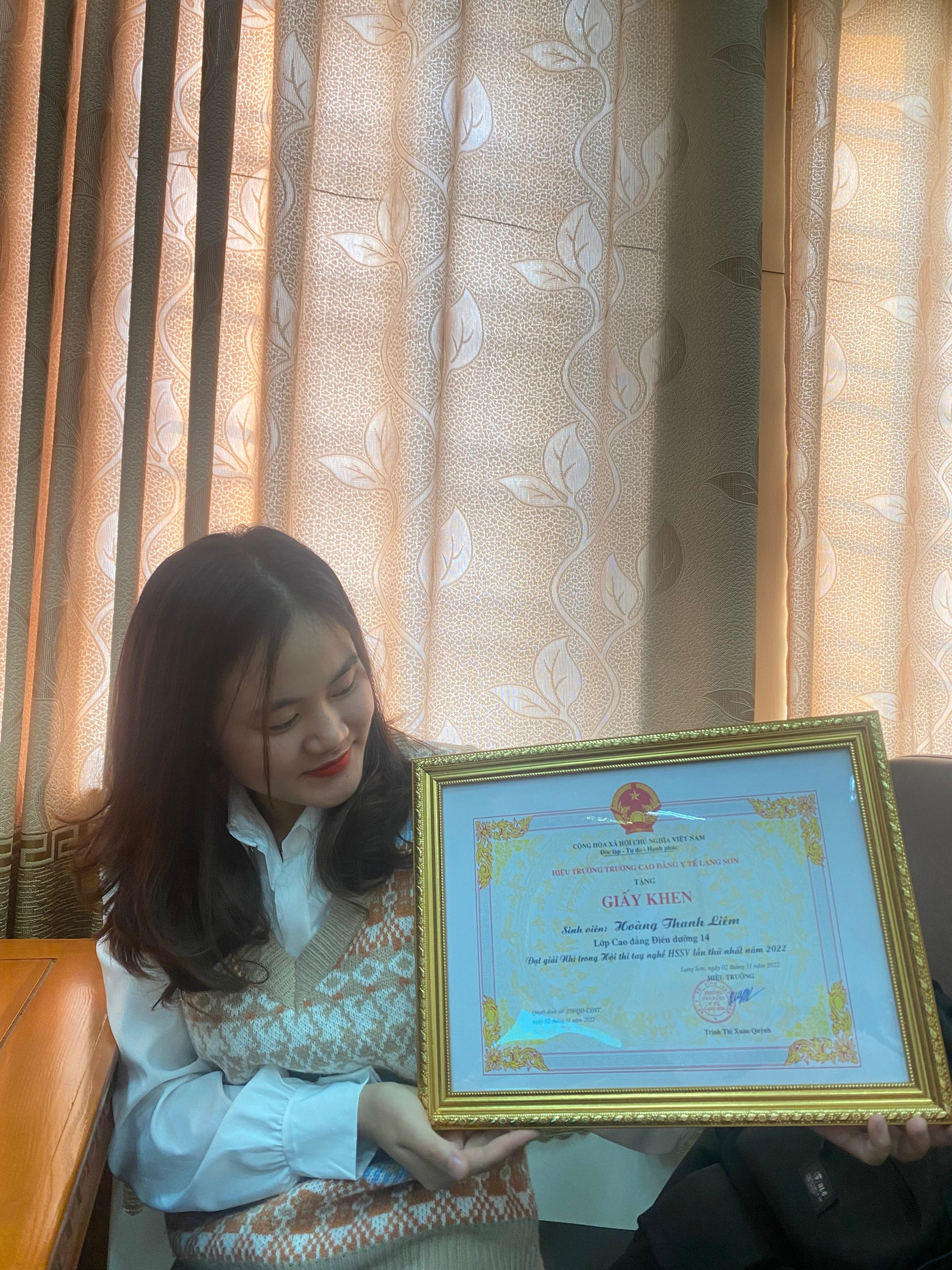 Đạt giải Nhì Hội thi tay nghề Học sinh sinh viên lần thứ nhất năm 2022 của Trường Cao đẳng Y tế Lạng Sơn.