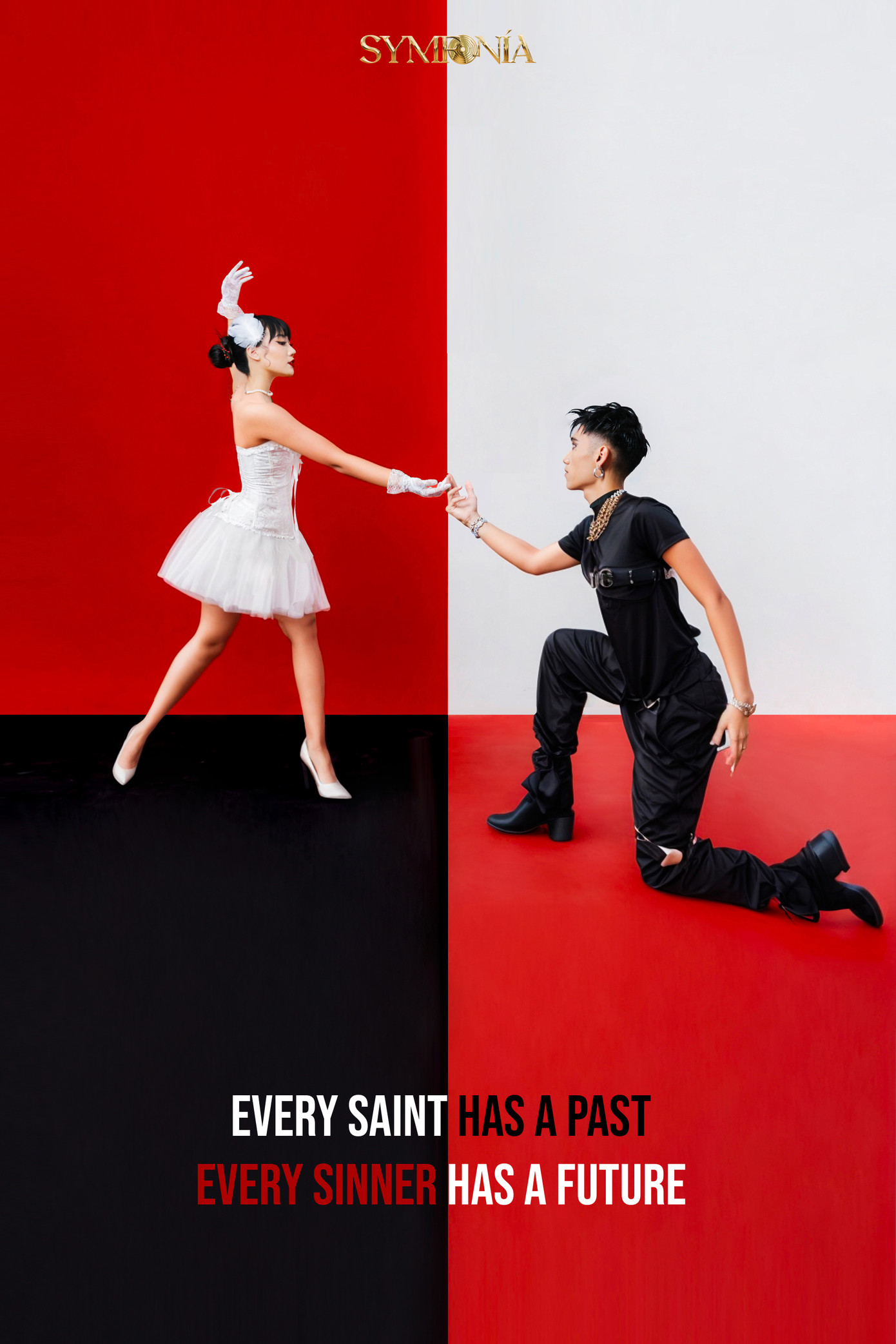 Điểm giao giữa hai ngón tay thể hiện sự phân vân trong lựa chọn của con người. Điểm giao giữa hai ngón tay thể hiện sự phân vân trong lựa chọn của con người.