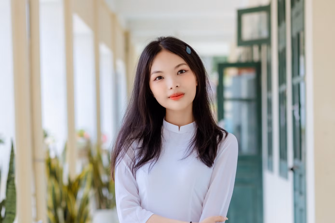 Dương Khánh Huyền, tân thủ khoa ngành Quan hệ công chúng.