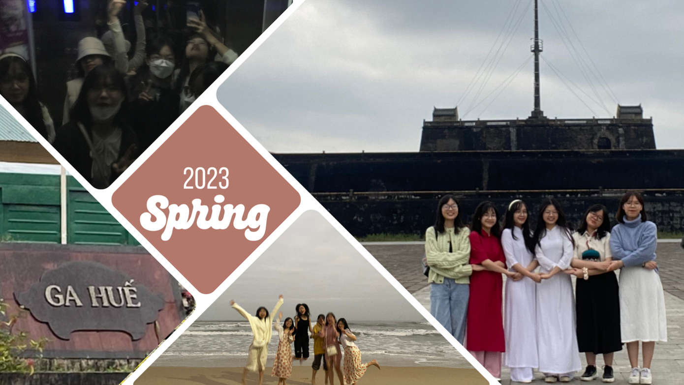 Ngọc Mai mặc váy màu đen và nhóm bạn trong chuyến đi du xuân năm 2023. Ngọc Mai mặc váy màu đen và nhóm bạn trong chuyến đi du xuân năm 2023.