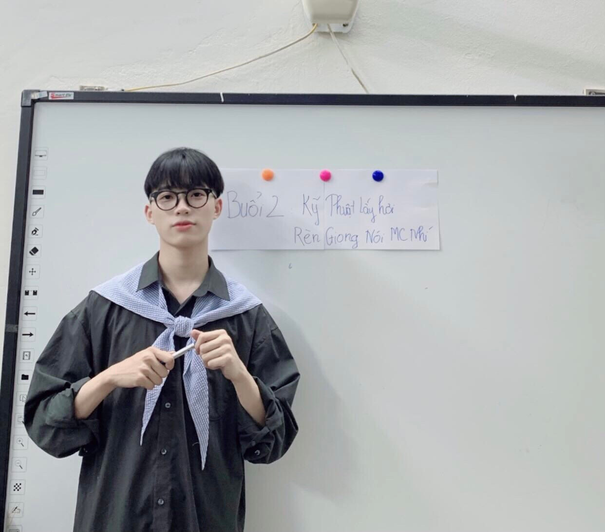 Nguyễn Tiến Đạt - sinh viên ngành Đạo diễn của Trường Đại học Sân khấu - Điện ảnh Hà Nội.