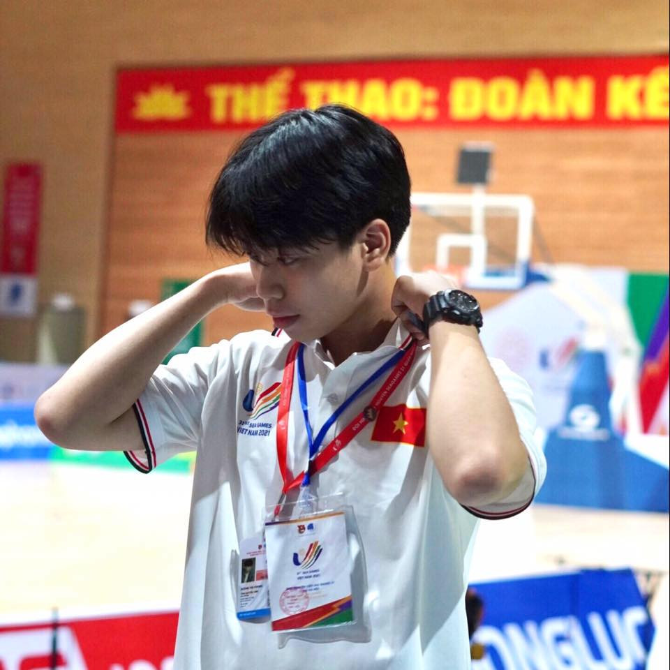 Hải Phong khi làm tình nguyện viên tại SEA Games 31. Hải Phong khi làm tình nguyện viên tại SEA Games 31.