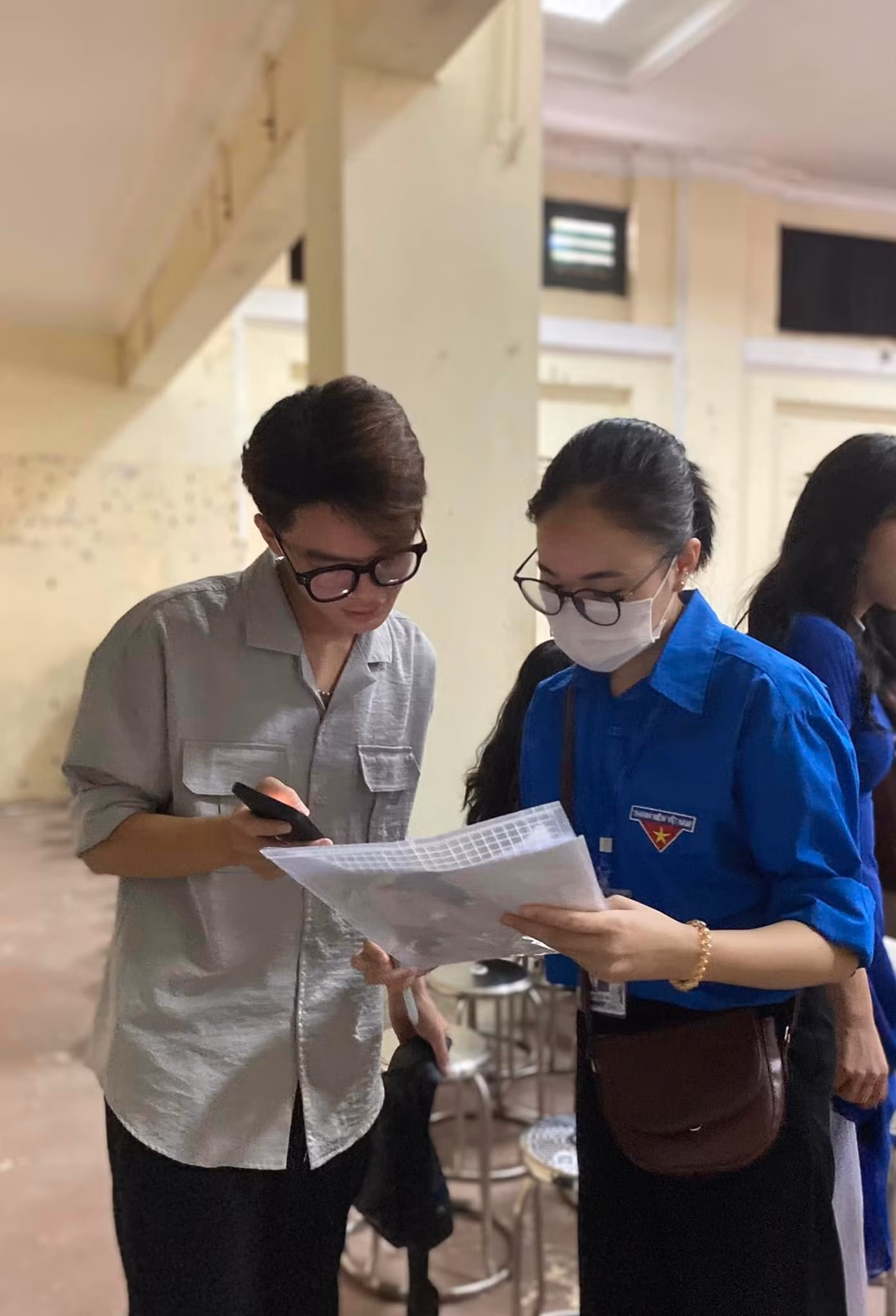 Bảo Yến tham gia hoạt động tình nguyện.