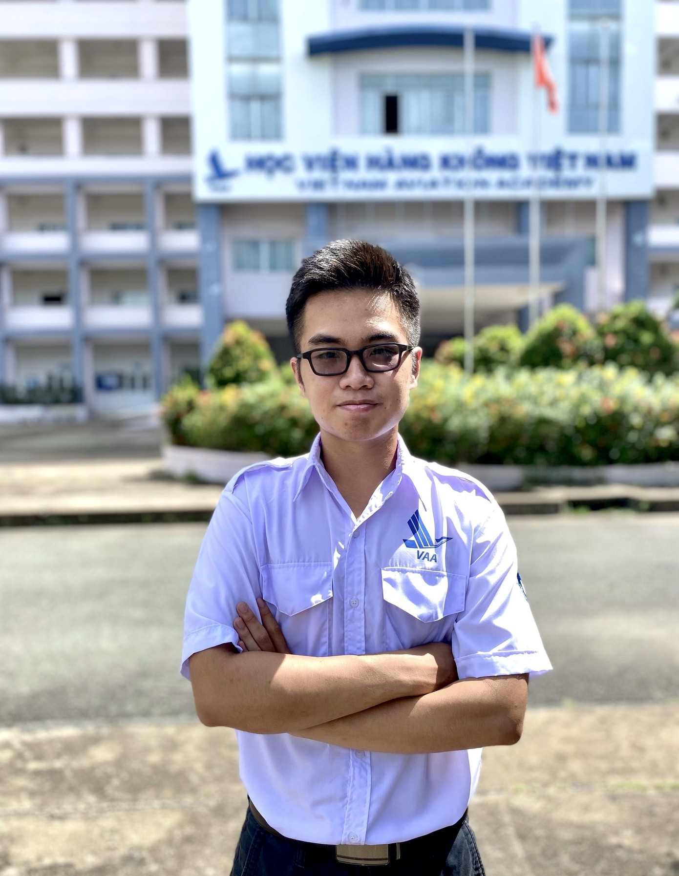 Nguyễn Hoàng Phát - Nguyên Chủ tịch Hội Sinh viên Học viện Hàng không Việt Nam.