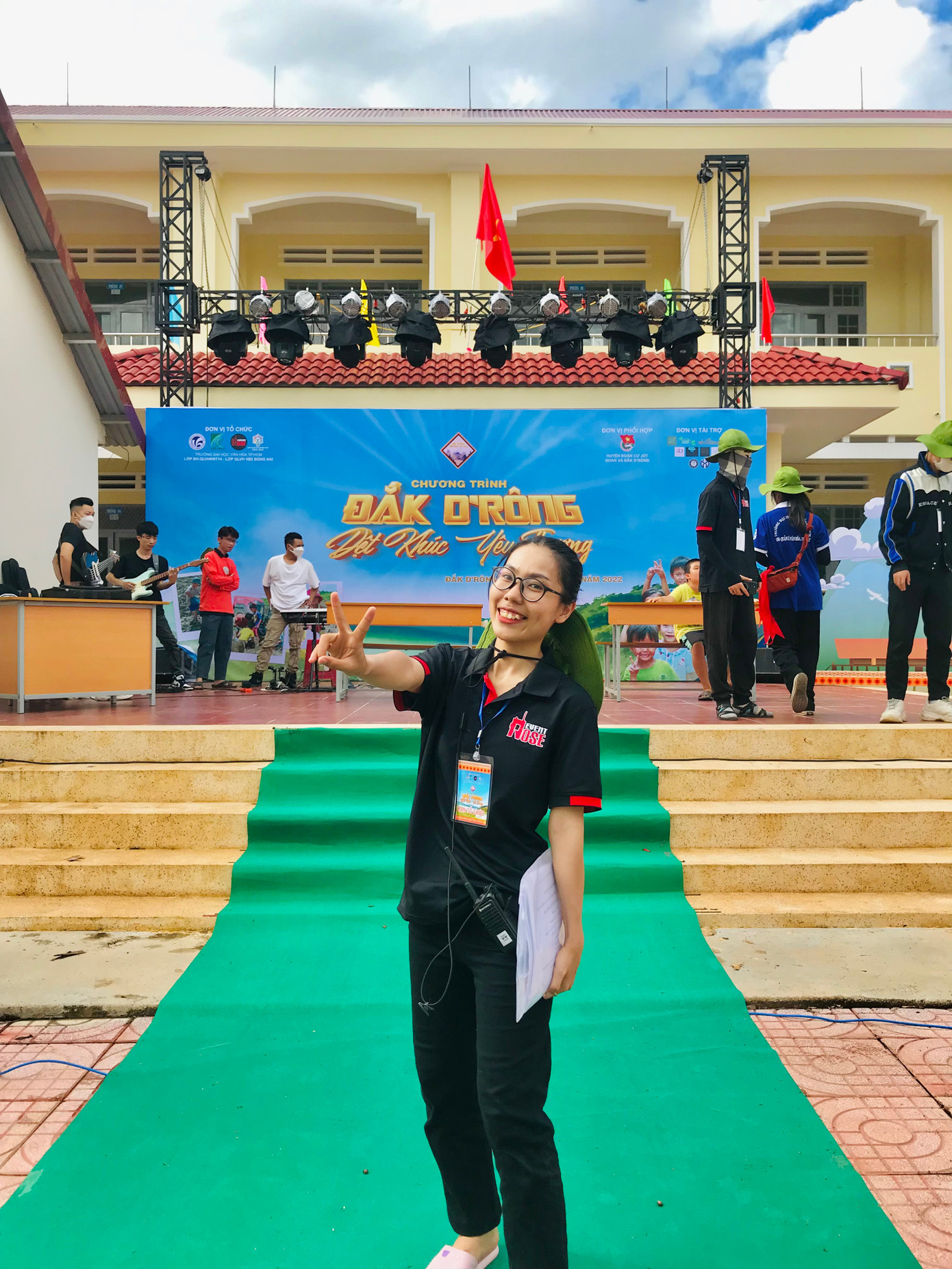 Hòa năng nổ trong các dự án cộng đồng.