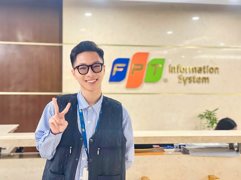 Đức Lộc hiện đang thực tập tại FPT Information System.
