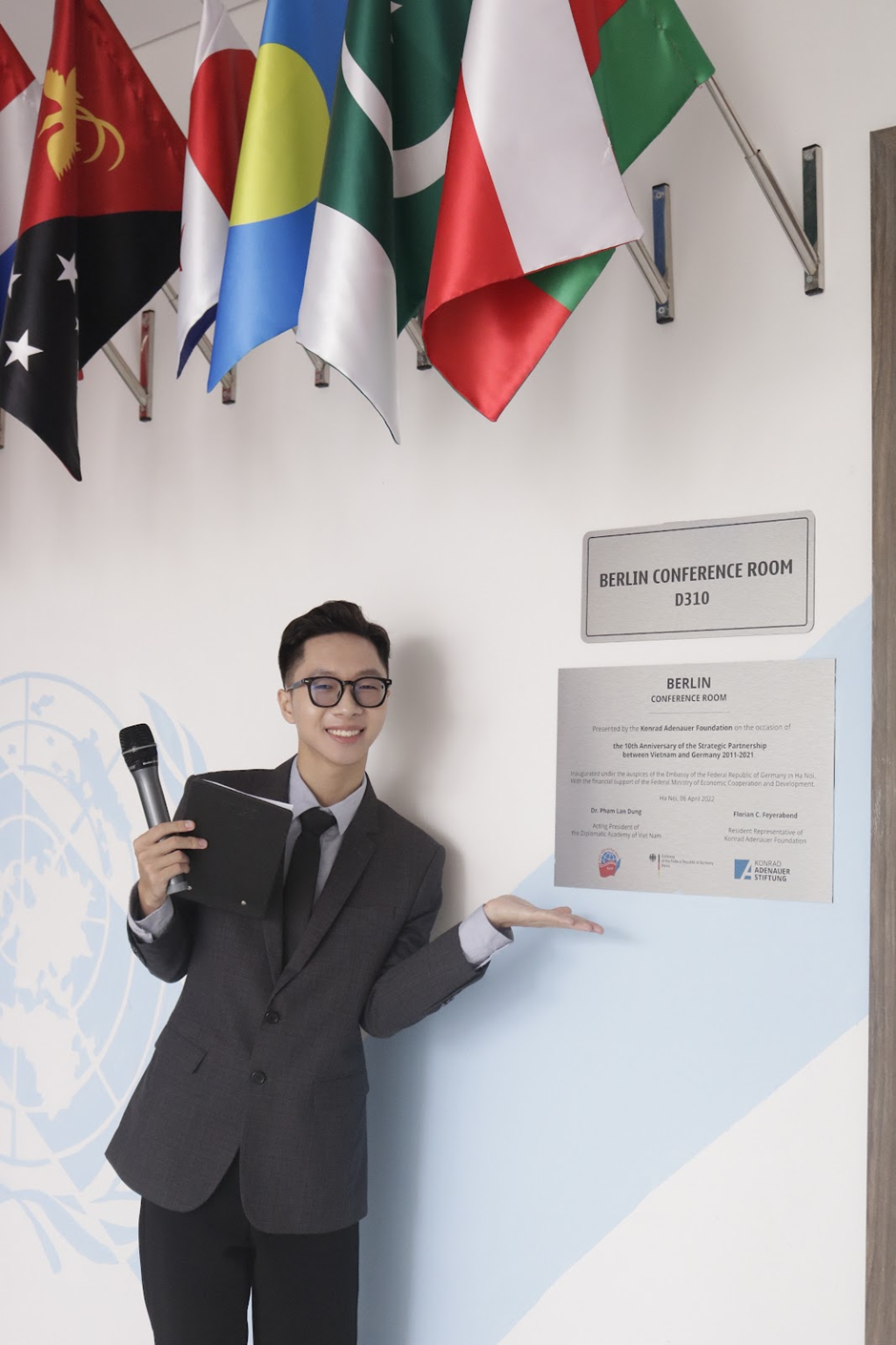 “Hạnh phúc của mình khi đang học đại học là tìm ra con đường phát triển của bản thân” - Đức Lộc chia sẻ.