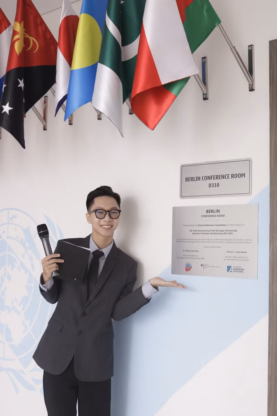 “Hạnh phúc của mình khi đang học đại học là tìm ra con đường phát triển của bản thân” - Đức Lộc chia sẻ.
