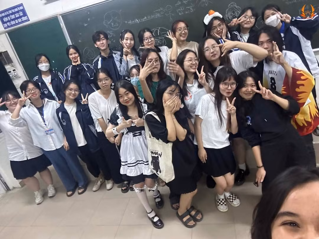 Tuấn Anh tại buổi tuyển thành viên club Art of Nhân Văn.