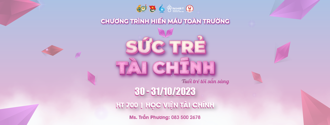 Chính hội chương trình sẽ được diễn ra vào ngày 30 - 31/10/2023, tại HT 700 - Học viện Tài chính (Số 58, Lê Văn Hiến, phường Đức Thắng, quận Bắc Từ Liêm, Hà Nội). Chính hội chương trình sẽ được diễn ra vào ngày 30 - 31/10/2023, tại HT 700 - Học viện Tài chính (Số 58, Lê Văn Hiến, phường Đức Thắng, quận Bắc Từ Liêm, Hà Nội).