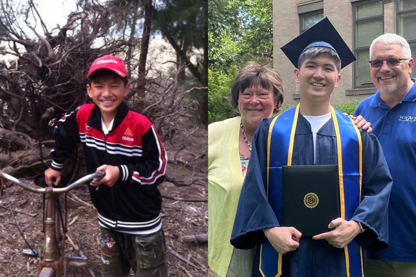 Công Toàn hồi nhỏ và sau khi trưởng thành. Công Toàn hồi nhỏ và sau khi trưởng thành.