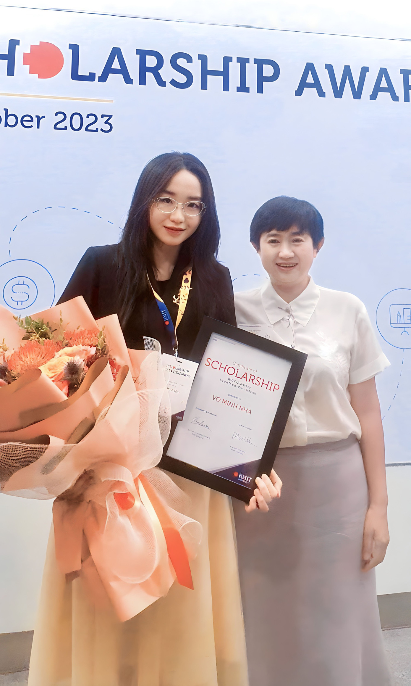 Theo Minh Nhã, học bổng không chỉ là một phần thưởng, mà còn là trách nhiệm và cam kết. Theo Minh Nhã, học bổng không chỉ là một phần thưởng, mà còn là trách nhiệm và cam kết.