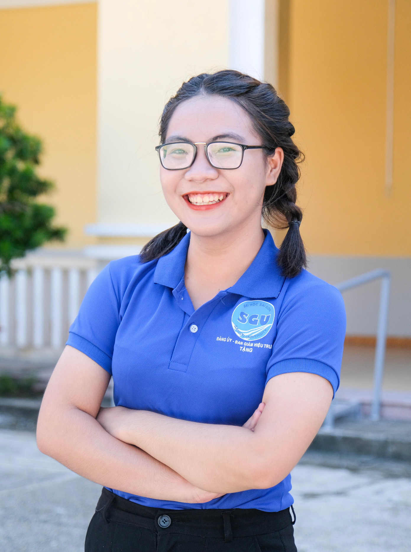 Trần Thanh Mẫn là Chủ tịch Hội Sinh viên Trường Đại học Sài Gòn.