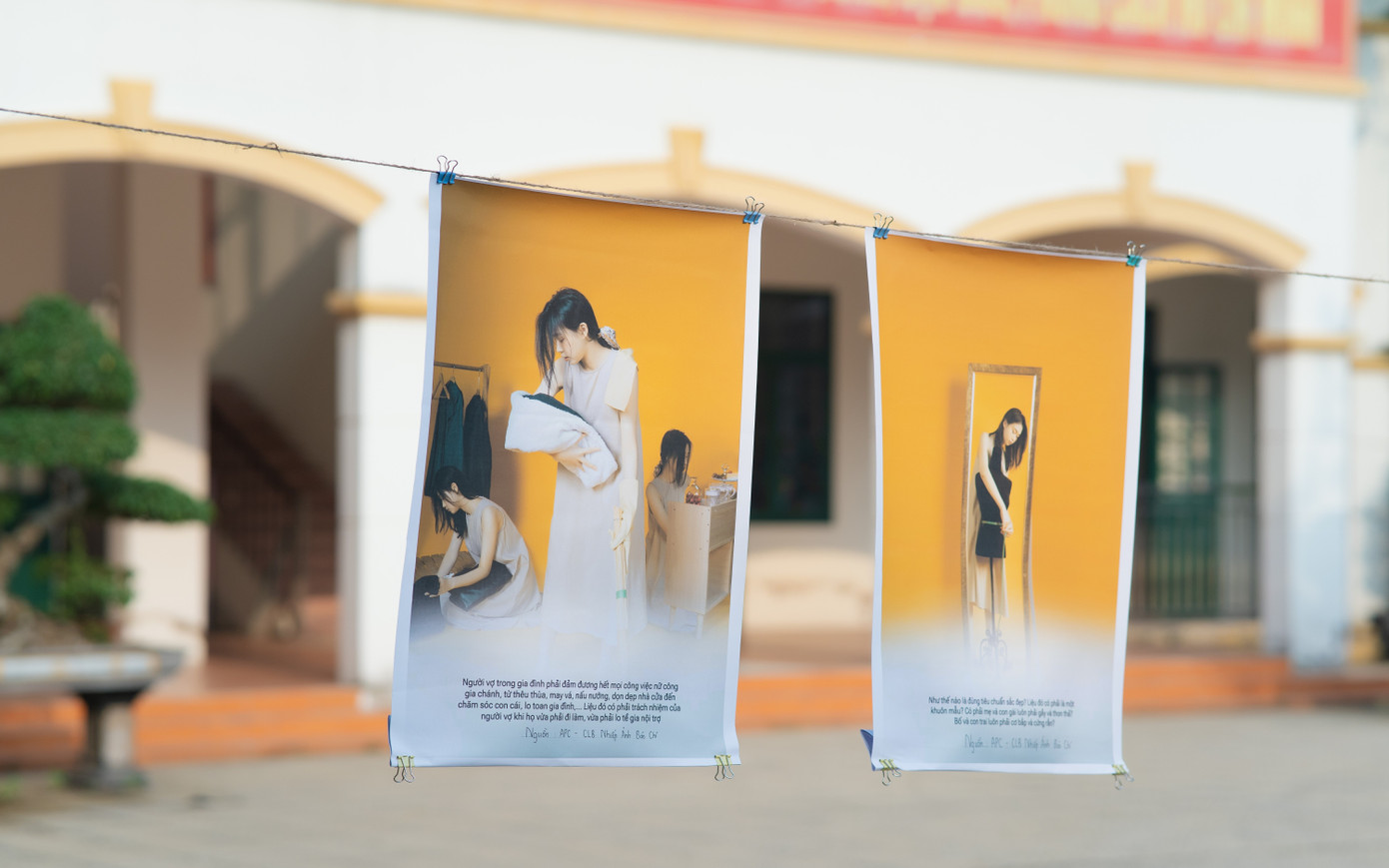 Bộ ảnh “Định kiến giới” được thực hiện bởi CLB Nhiếp Ảnh Báo chí.