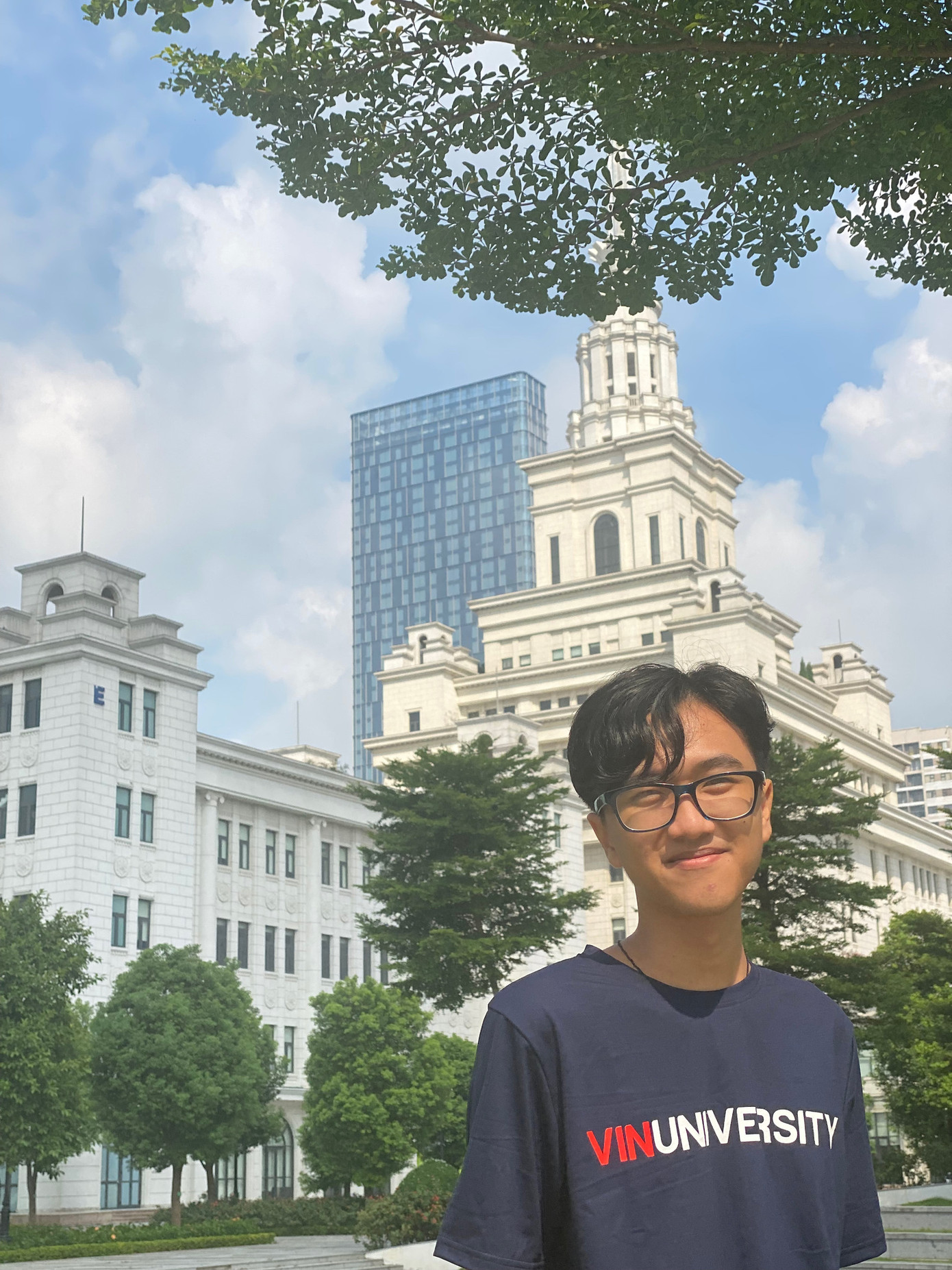 Huỳnh Thịnh tại Trường Đại học VinUni.