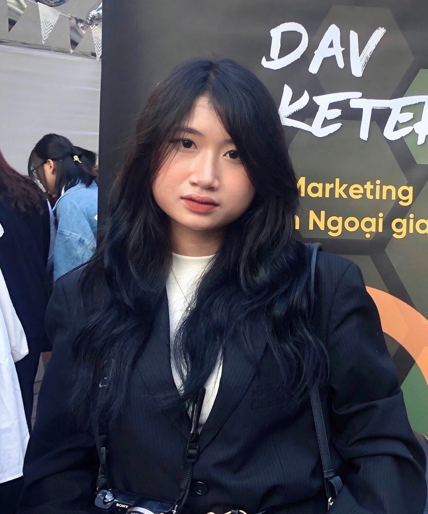 Linh đang theo học ngành Truyền thông Quốc tế, khoa Truyền thông và Văn hoá Đối ngoại, khóa 49, Học viện Ngoại giao.