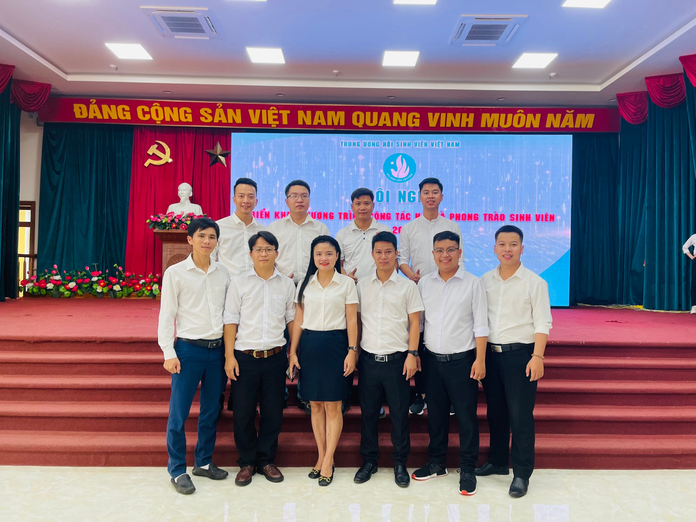 Tham gia hội nghị tập huấn cán bộ Hội chủ chốt toàn quốc 2022.