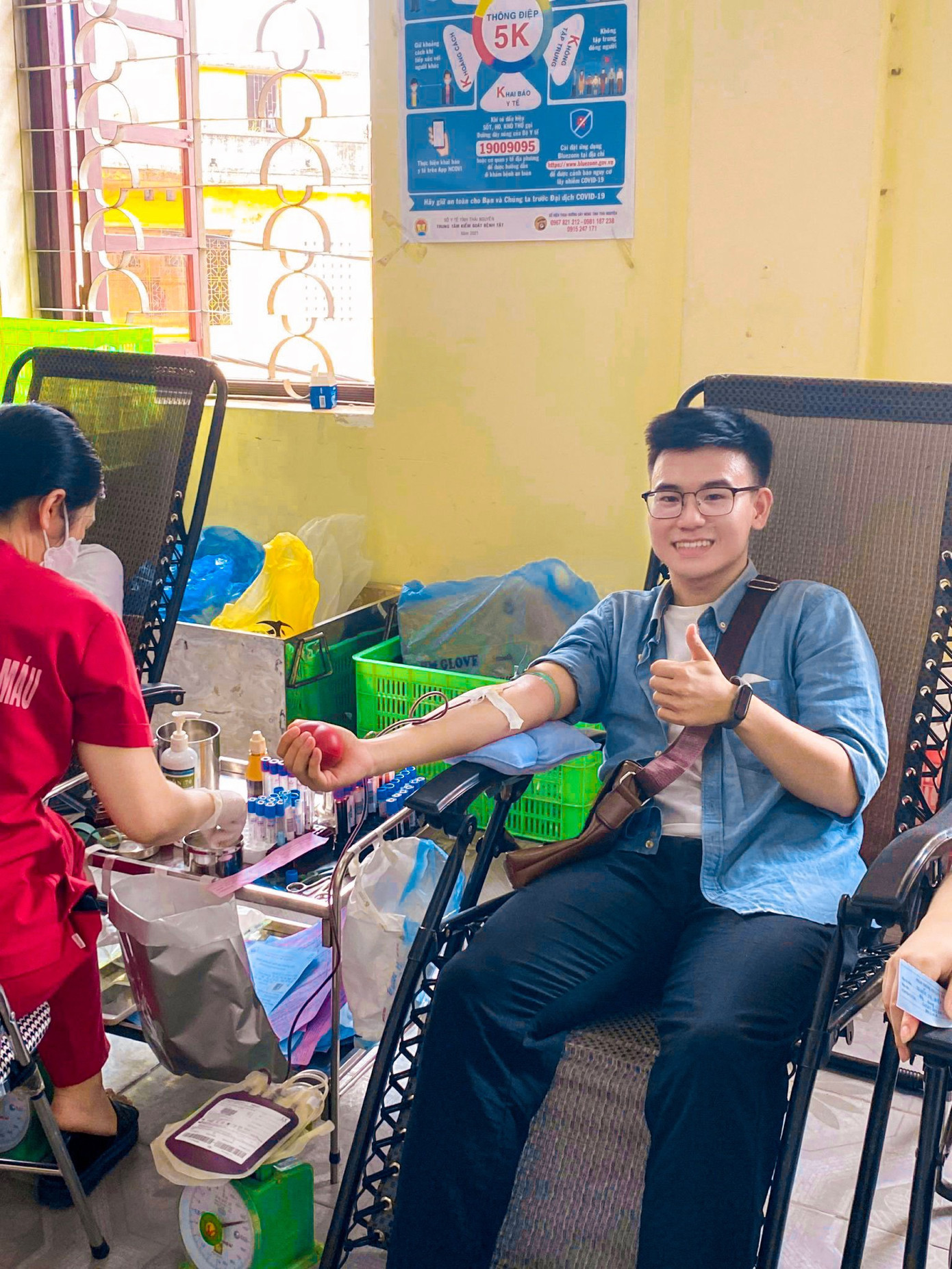 Nguyễn Đào Duy Hải - sinh viên năm thứ 5 ngành Y Khoa, Trường Đại học Y Dược - Đại học Thái Nguyên.