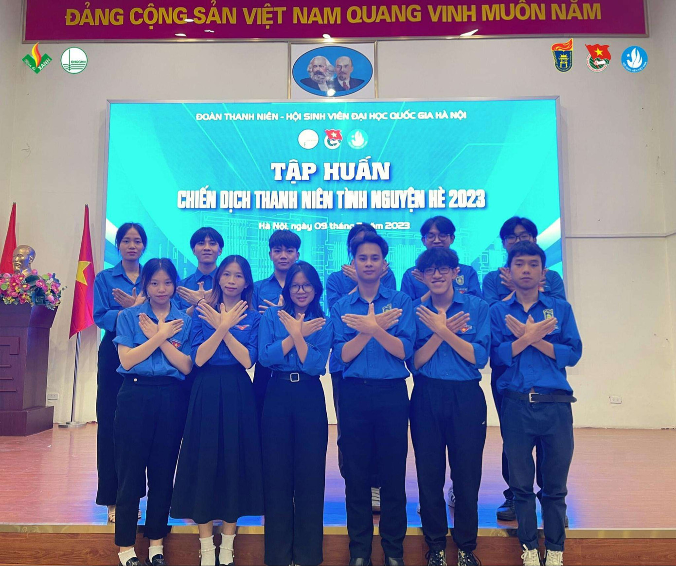 Kim Hồng tham gia Tập huấn chiến dịch thanh niên tình nguyện hè 2023.