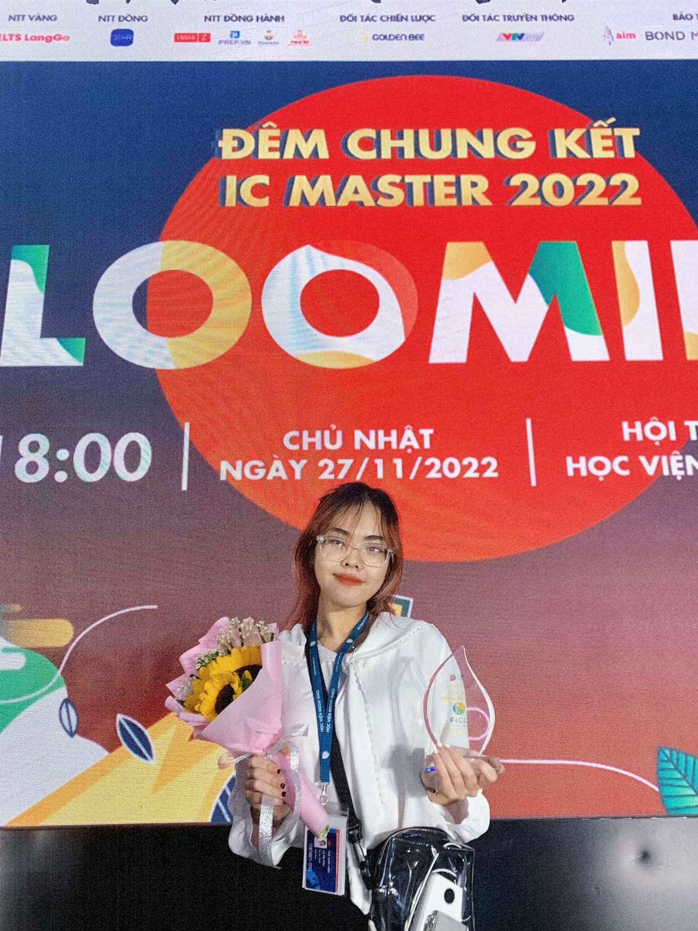 Mỹ Hân tham gia tổ chức cuộc thi Nhà Truyền Thông Tài Ba - IC Master 2022 với vai trò thành viên Ban Truyền thông.