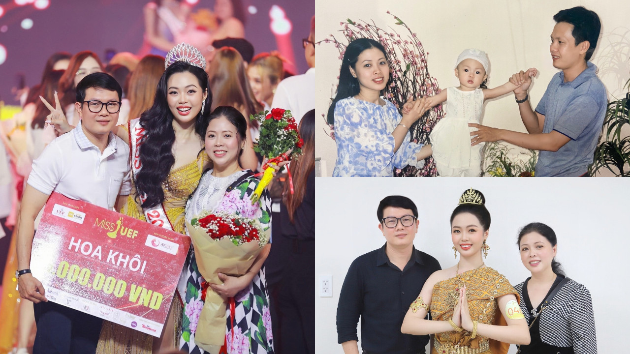 Ba mẹ luôn đồng hành cùng cô trong quá trình trưởng thành. Ba mẹ luôn đồng hành cùng cô trong quá trình trưởng thành.