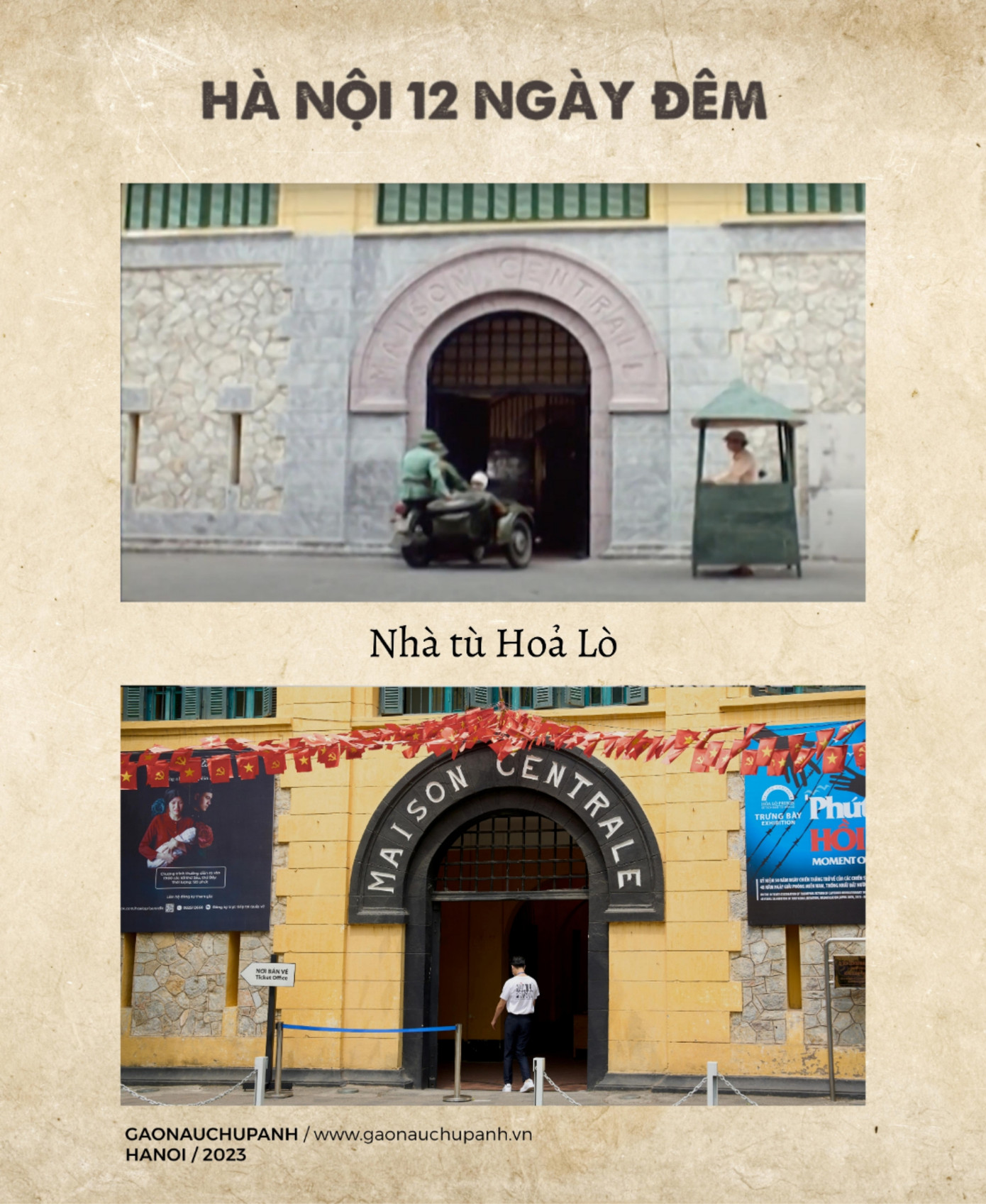 Nhà tù Hỏa Lò bây giờ đã trở thành địa điểm tham quan lịch sử nổi tiếng.