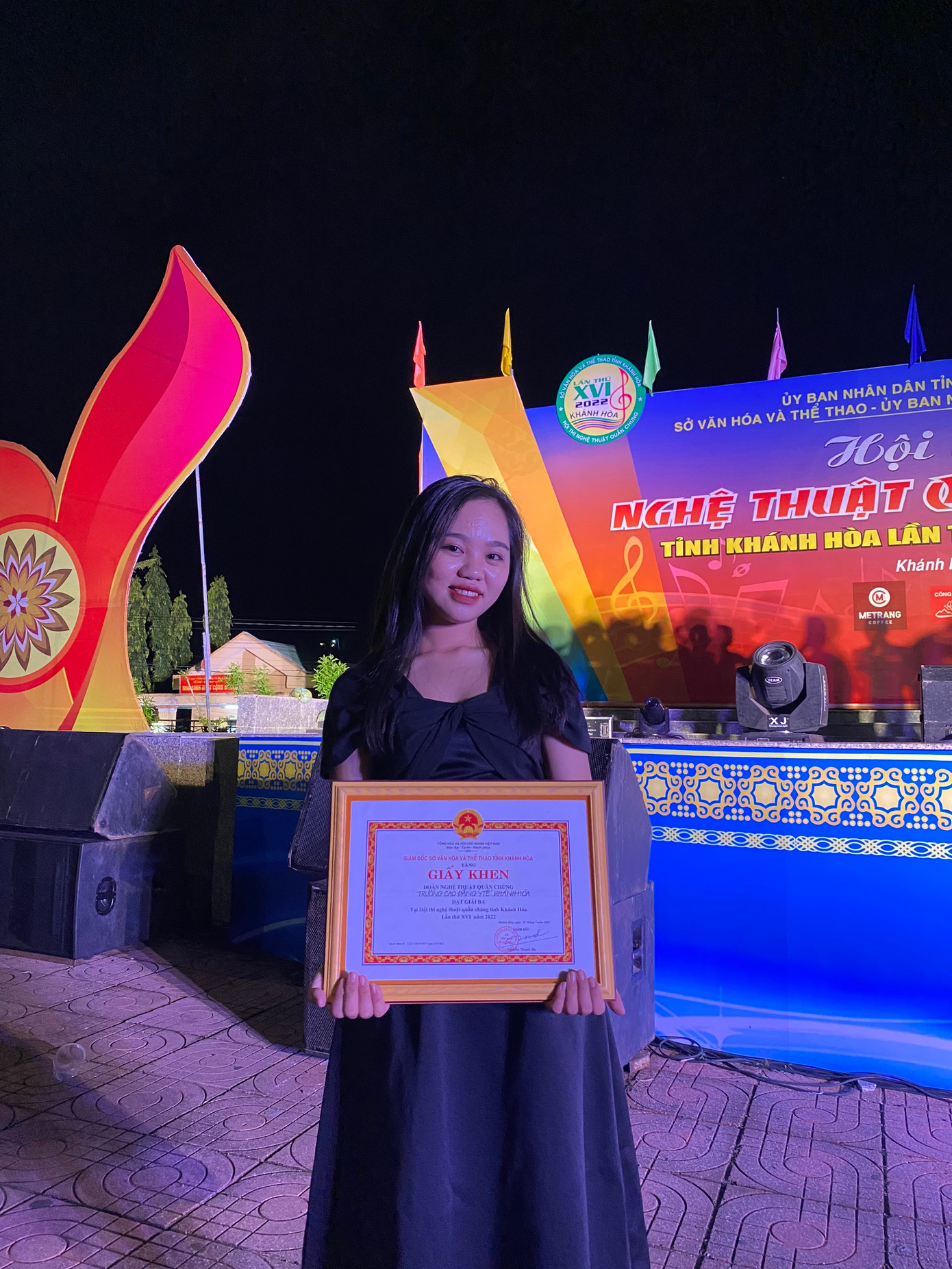 Mỹ Duyên tại Hội thi nghệ thuật quần chúng tỉnh Khánh Hòa - Lần thứ XVI năm 2022.