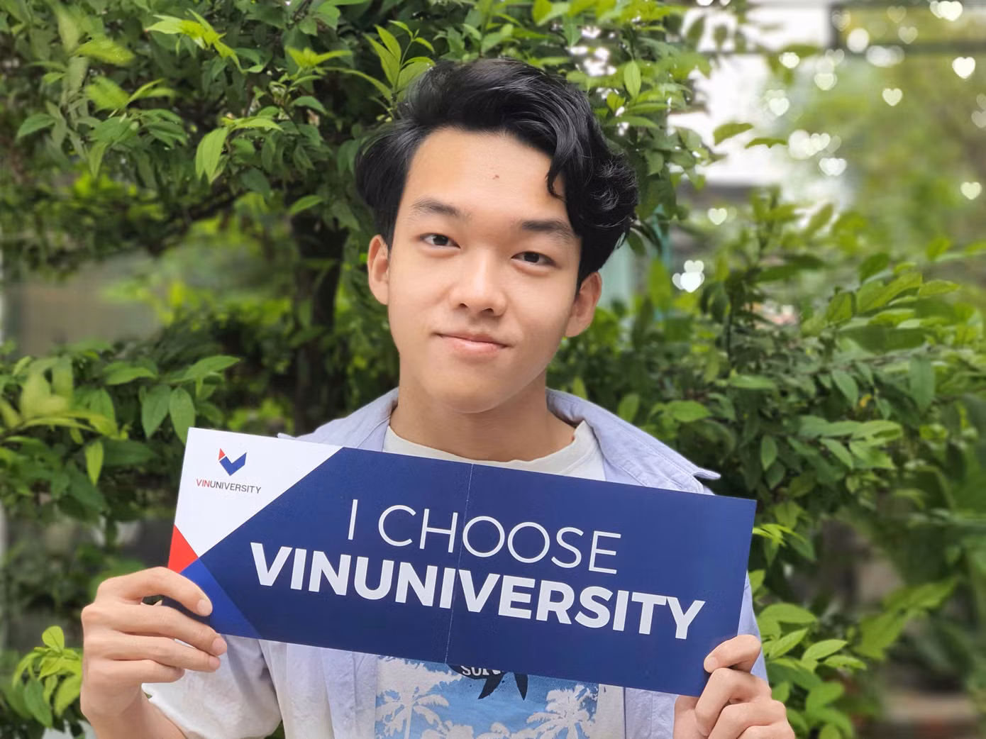 Minh Quân được VinUni trao tặng Học bổng 100% trị giá 3.3 tỷ đồng để theo học Cử nhân Kỹ thuật Cơ khí.