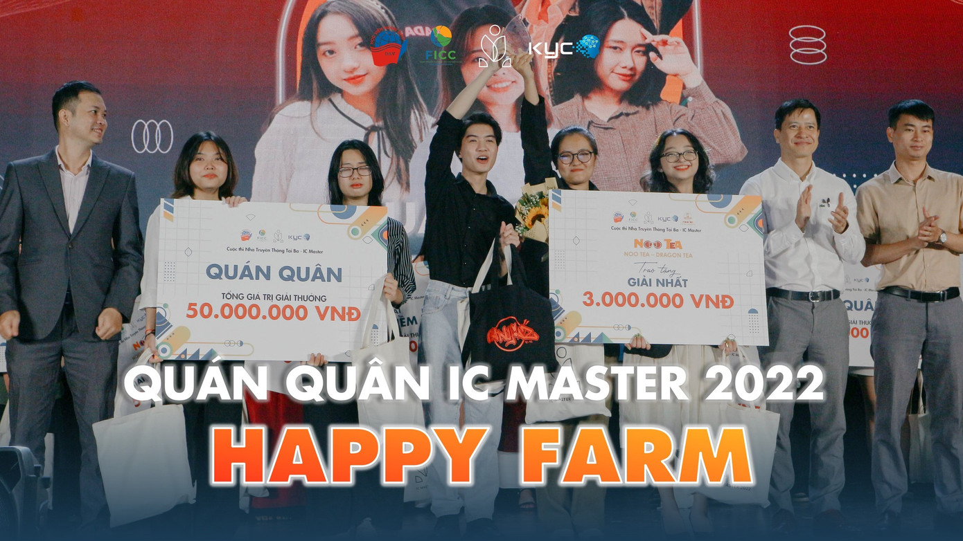 Bách và các bạn đạt giải Quán quân Cuộc thi Nhà Truyền thông tài ba - IC Master 2022. Bách và các bạn đạt giải Quán quân Cuộc thi Nhà Truyền thông tài ba - IC Master 2022.