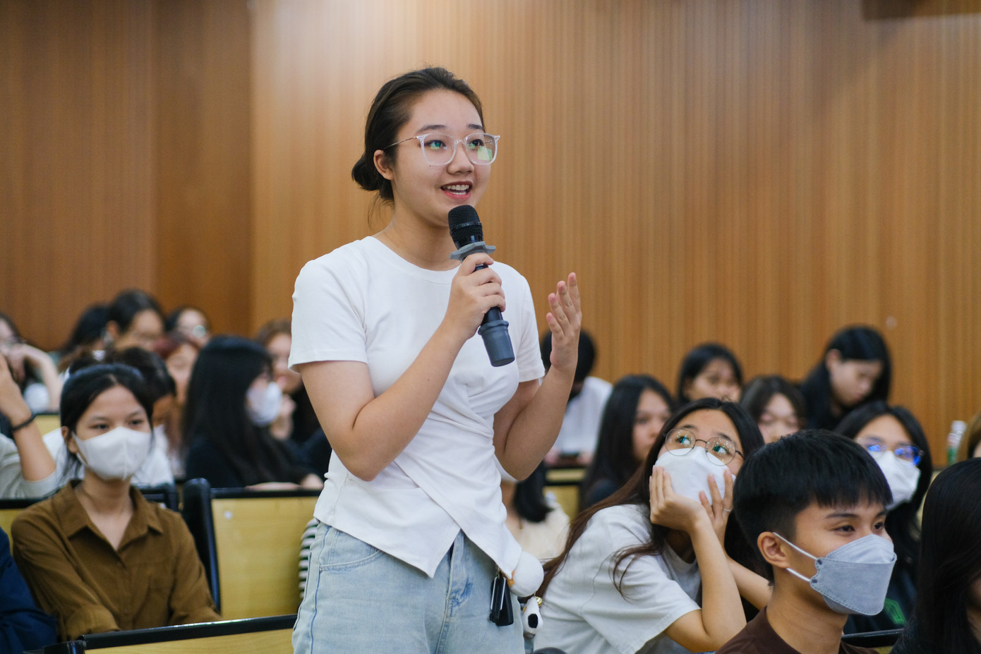 Nhiều sinh viên lần đầu được biết đến kiến thức về “thương hiệu cá nhân”.