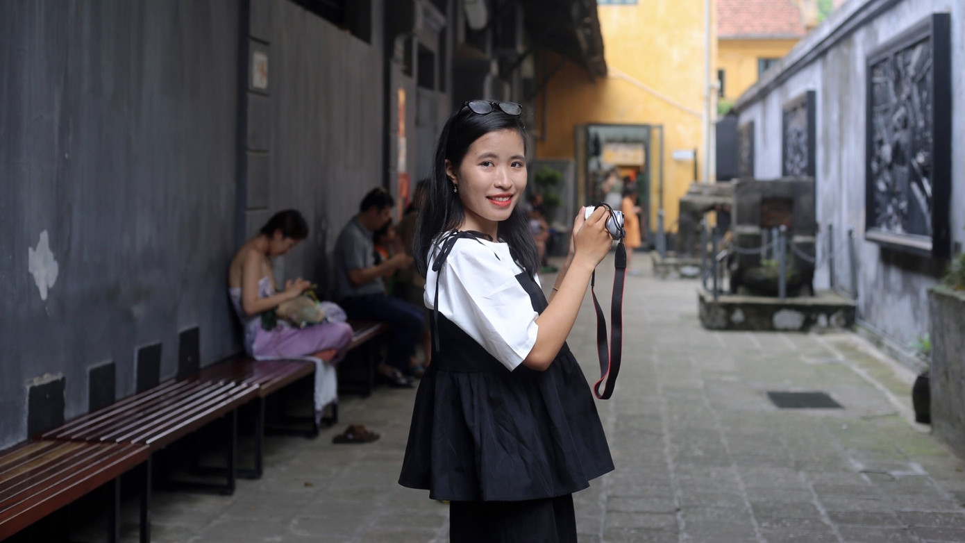 Nguyễn Thị Thu Mai - sinh viên năm thứ 4 ngành Báo chí, khoa Báo chí – Truyền thông, Trường Đại Học Khoa học, Đại học Huế.