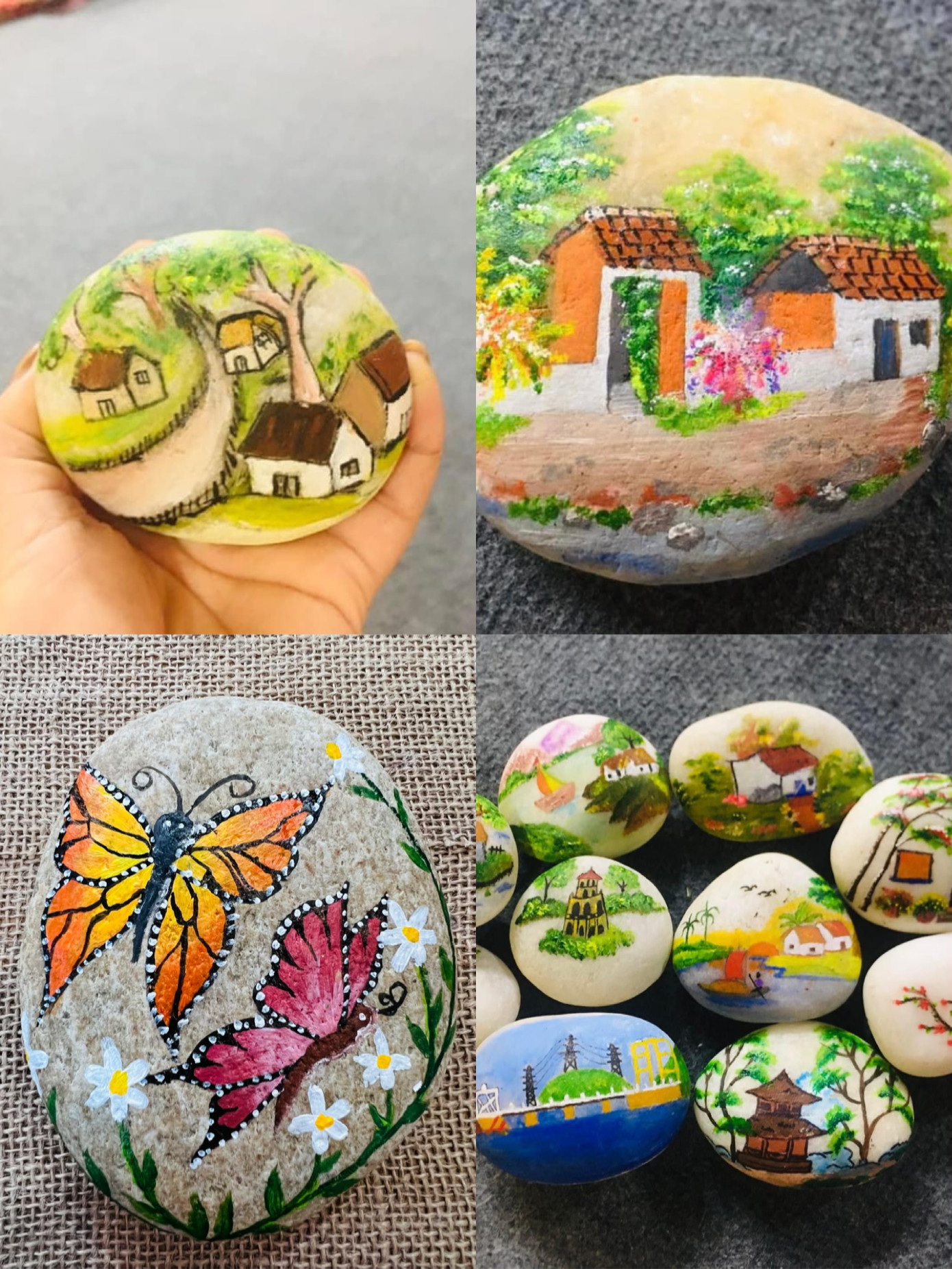 Sản phẩm tranh đá ngộ nghĩnh, đáng yêu. Sản phẩm tranh đá ngộ nghĩnh, đáng yêu.