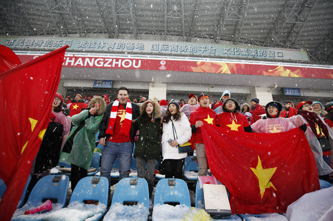 U23 Việt Nam: 'Không quản mưa tuyết, cứ ra sân là 'chiến' thôi' ảnh 31