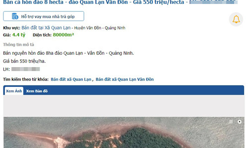 Rao bán đảo, đất rừng tại Vân Đồn ảnh 1