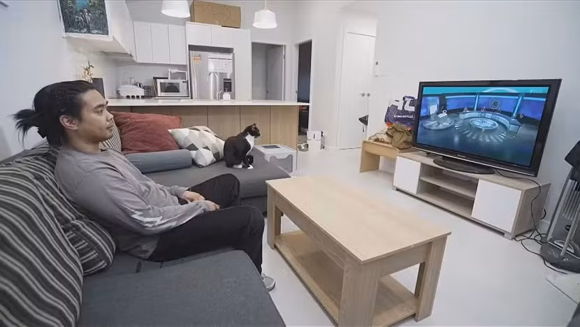 Căn hộ nhỏ xinh "kiểu người già" nhưng khá tiện nghi nơi Mercado đang sống. Ảnh: CNA