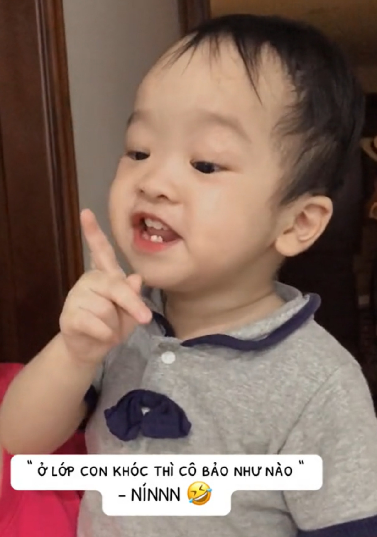 Nhiều người xem đi xem lại biểu cảm đáng yêu của bé Sữa