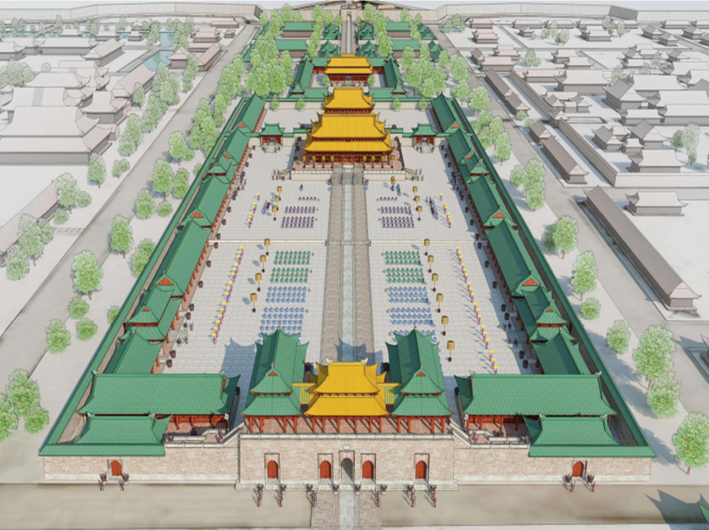 Mô hình phục dựng Điện Kính Thiên