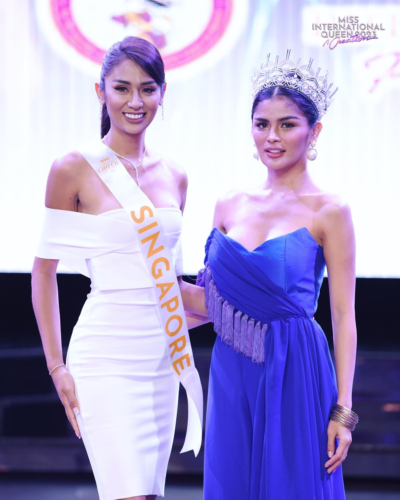 Đại diện Singapore có chiều cao nổi bật và vẻ ngoài hiện đại. Cô cũng được đánh giá cao ở khu vực châu Á.