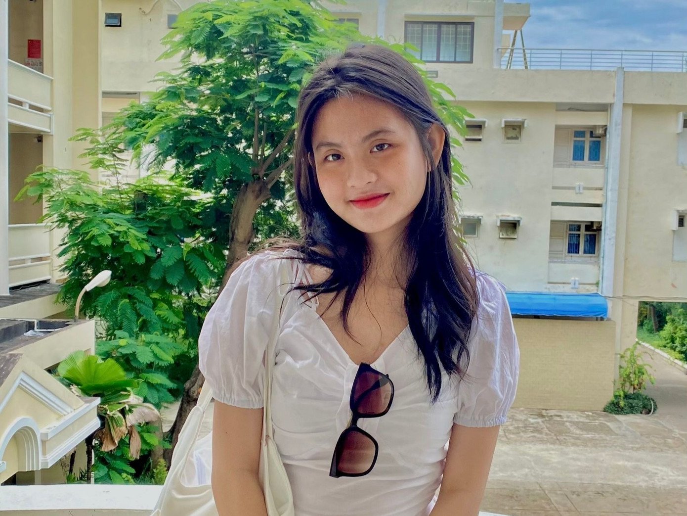 Trần Hoàng Thanh Hân - sinh viên năm 4, ngành Kỹ thuật hóa học, Trường Đại học Tôn Đức Thắng.