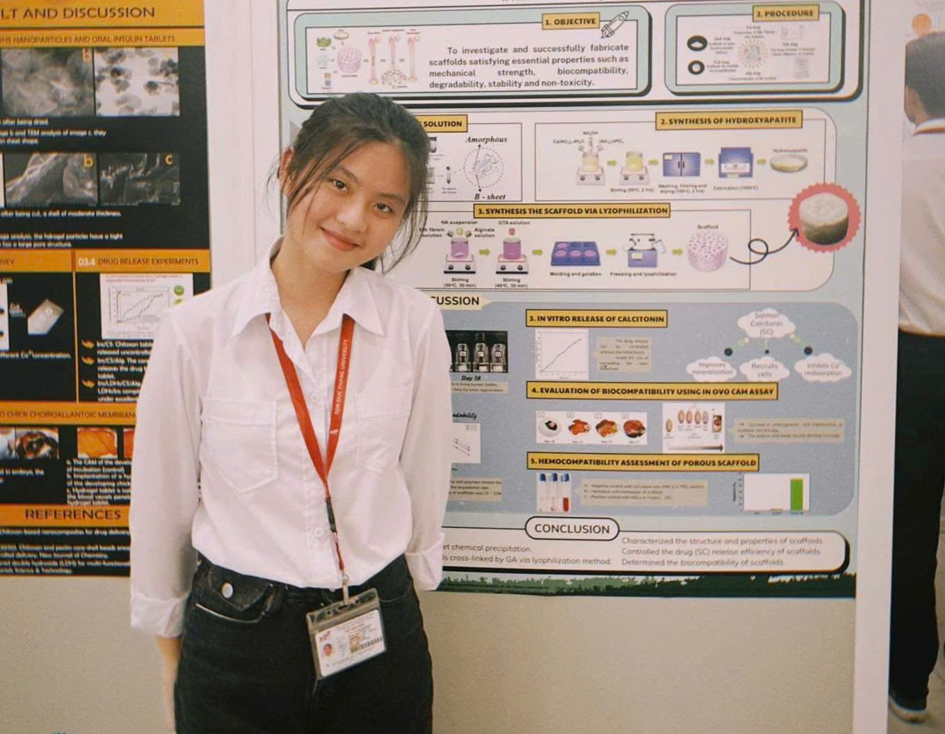 Từ những giờ Hóa đầu tiên vào lớp 8, Thanh Hân đã bị cuốn hút bởi sự diệu kỳ của các phản ứng hóa học.