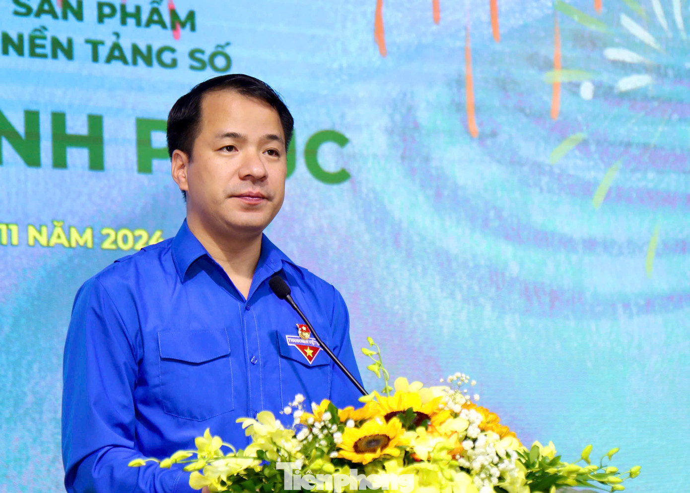 Anh Ngô Văn Cương - Bí thư T.Ư Đoàn phát biểu tại chương trình. Anh Ngô Văn Cương - Bí thư T.Ư Đoàn phát biểu tại chương trình.