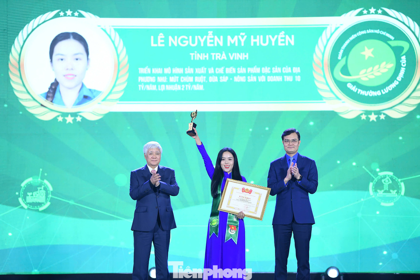Các thanh niên nông thôn tiêu biểu xuất sắc nhận Giải thưởng Lương Định Của năm 2024. Các thanh niên nông thôn tiêu biểu xuất sắc nhận Giải thưởng Lương Định Của năm 2024.