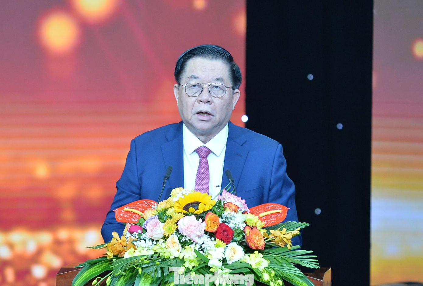 Trưởng Ban Tuyên giáo T.Ư Nguyễn Trọng Nghĩa phát biểu tại chương trình.