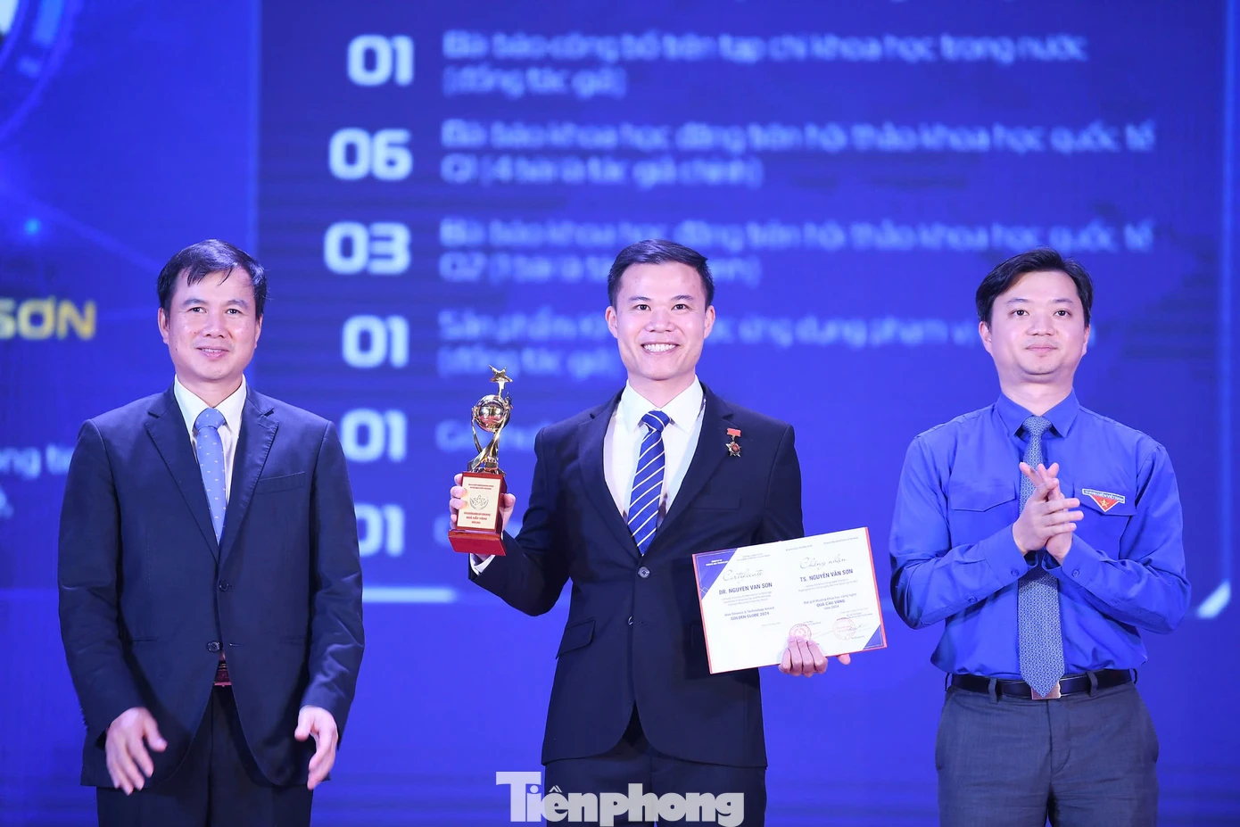 TS. Nguyễn Văn Sơn được trao giải thưởng KHCN Quả Cầu Vàng năm 2024.