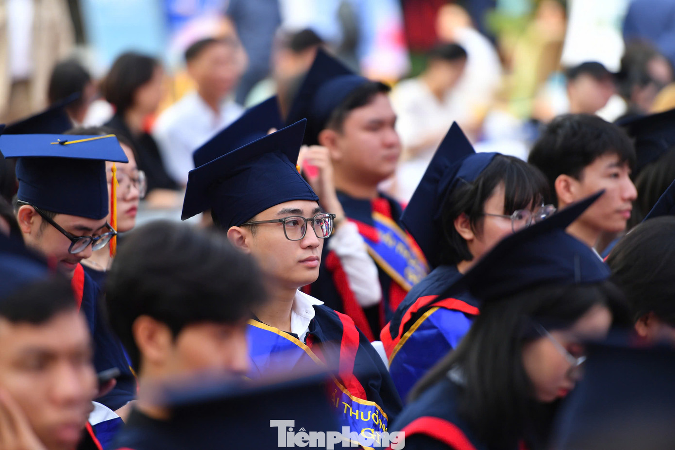 Tác giả của các đồ án xuất sắc nhận Giải thưởng Loa thành năm nay. Ảnh: Châu Linh