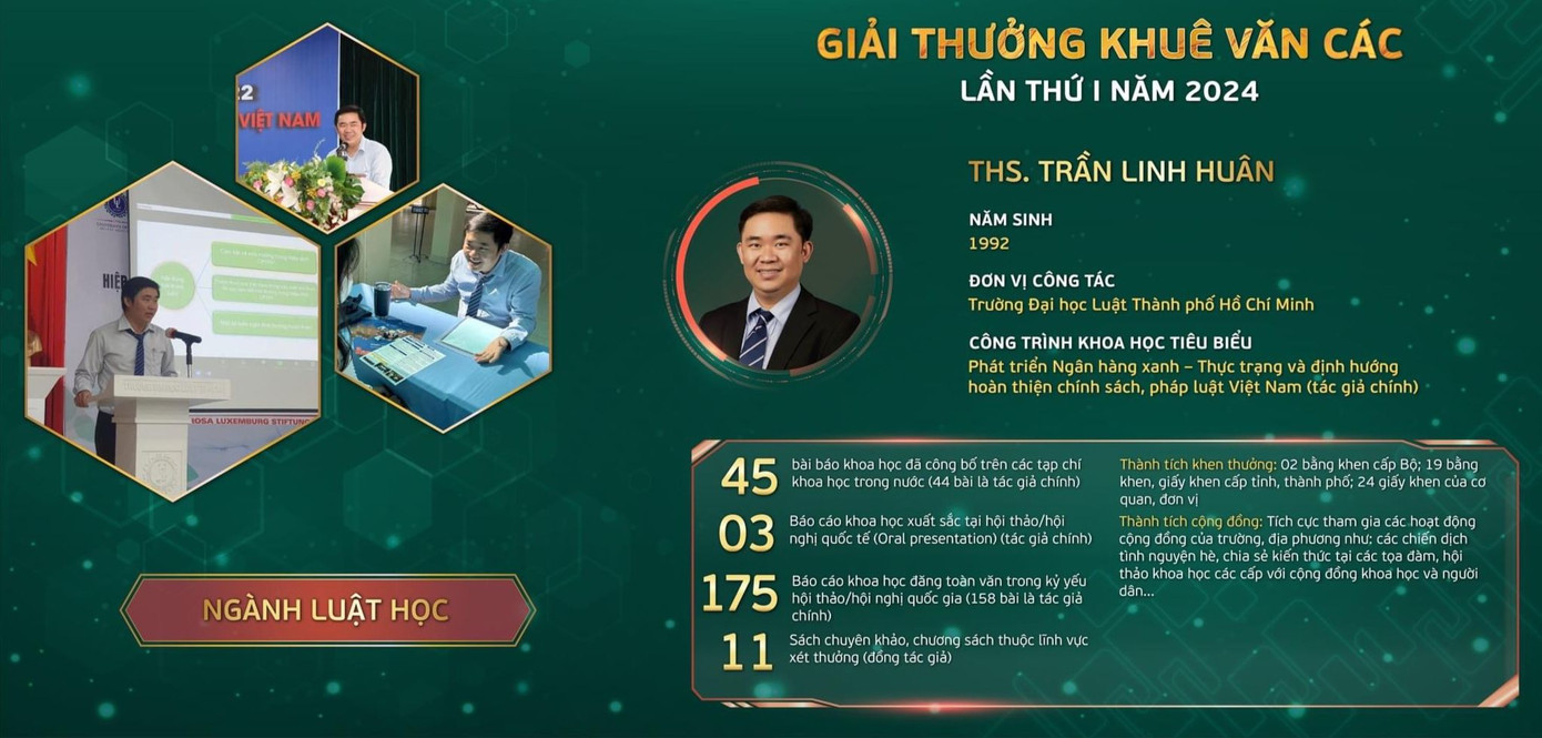 Kết quả nghiên cứu từ công trình tiêu biểu của ThS Trần Linh Huân giúp các tổ chức, cá nhân, doanh nghiệp có cơ sở cần thiết để thúc đẩy, vận hành hiệu quả mô hình ngân hàng xanh và tận dụng những lợi ích do ngân hàng xanh mang lại.