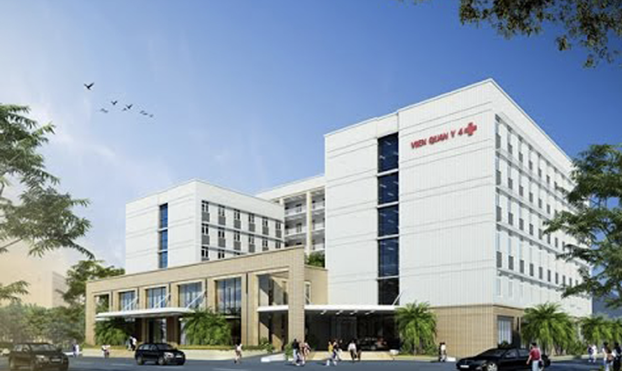 Phối cảnh Bệnh viện Quân y 4.